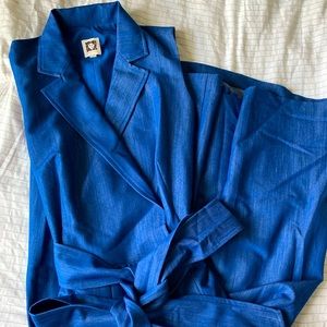 Denim midi dress from Anne Klein.